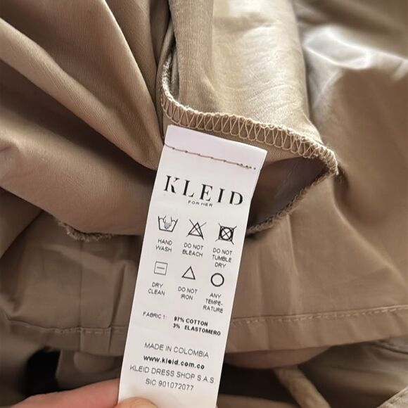 Kleid for Her Mini Puff Sleeve Shirt Dress Cotton S - Picture 5 of 5